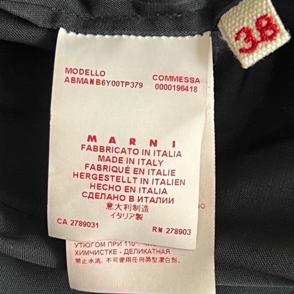 Vintage Marni Black Cocktail Dress - Picture 6 of 16